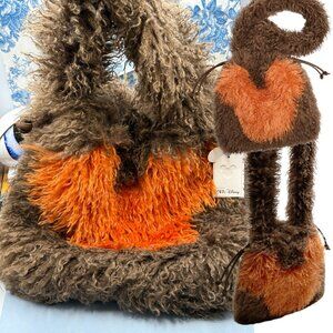 🆕 ZARA 🧿 x DISNEY NWT Harry Lambert for Zara x Disney Faux Fur Shopper Bag